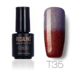 Гел Лак Термо 2в1 с Брокат 7ml T35 Rosalind